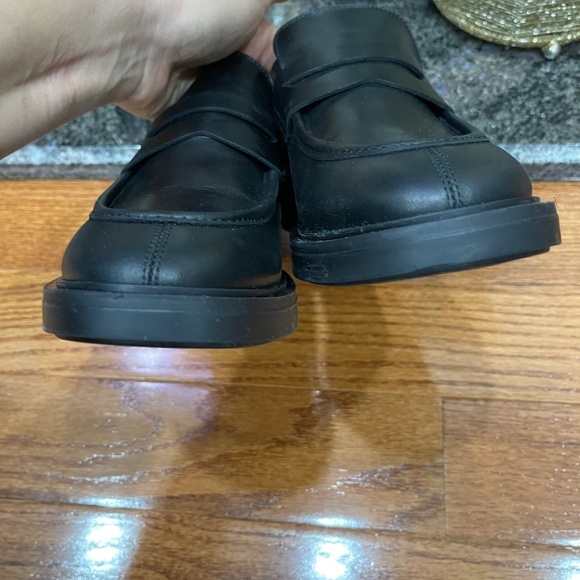 COPENHAGEN STUDIOS Vitello Mocassins épais noirs - Picture 8 of 14